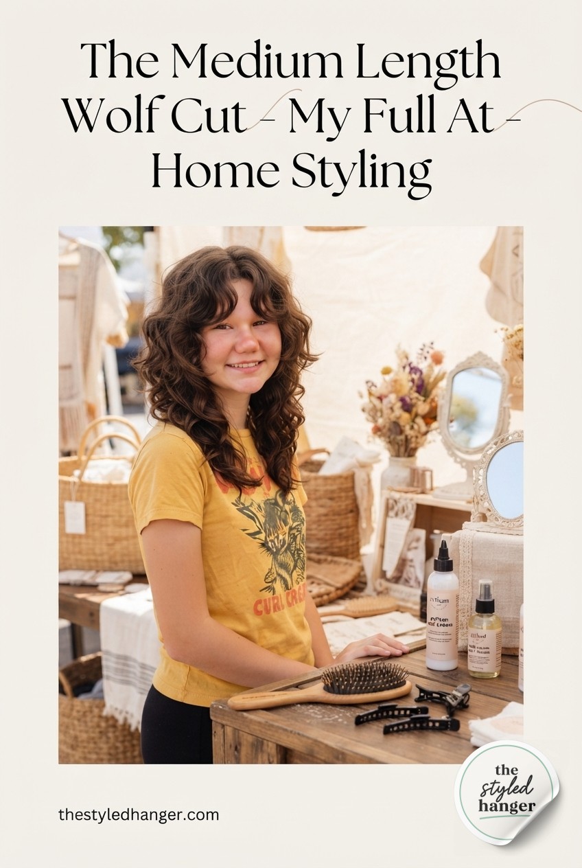 The Medium Length Wolf Cut - My Full At - Home Styling