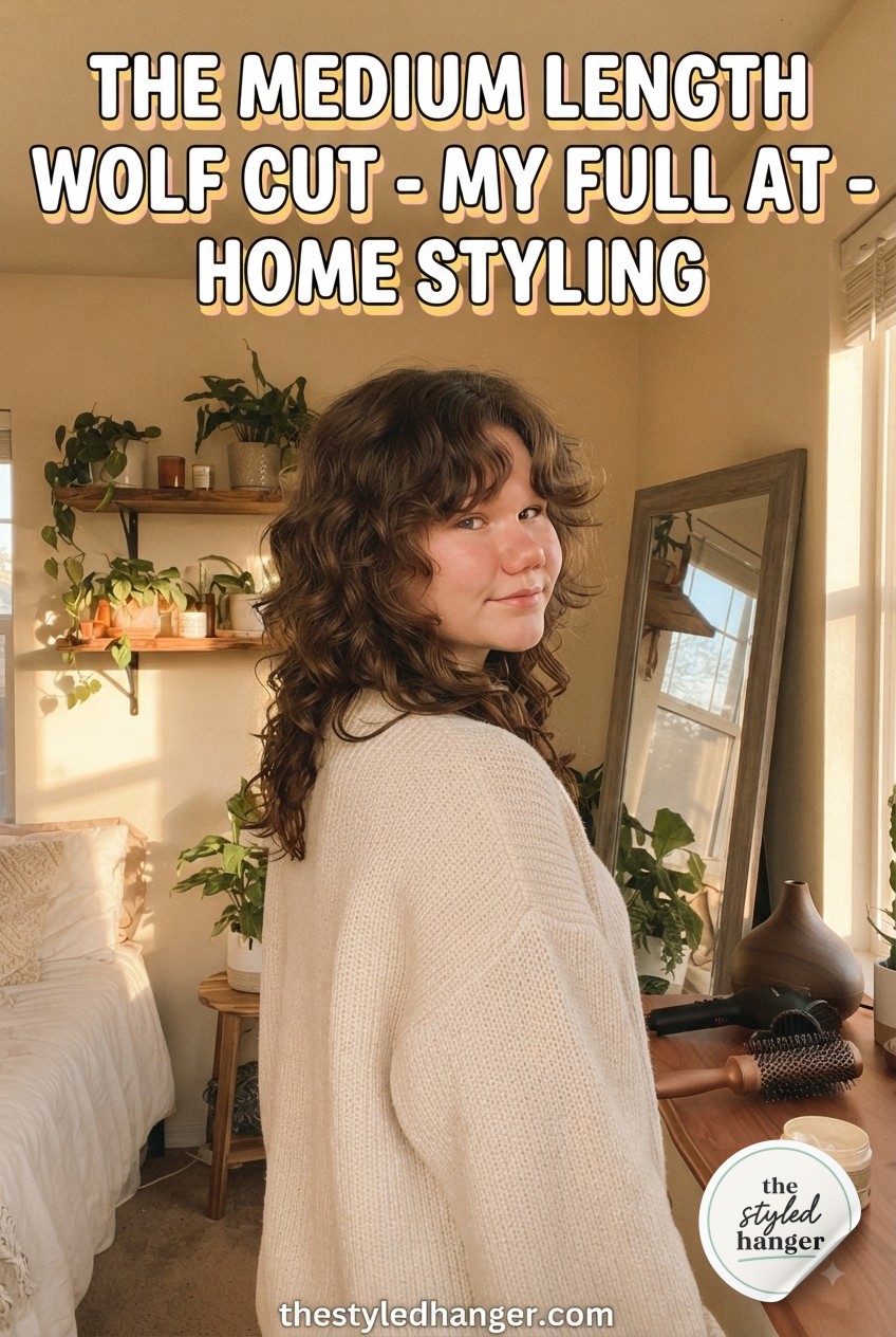 The Medium Length Wolf Cut - My Full At - Home Styling
