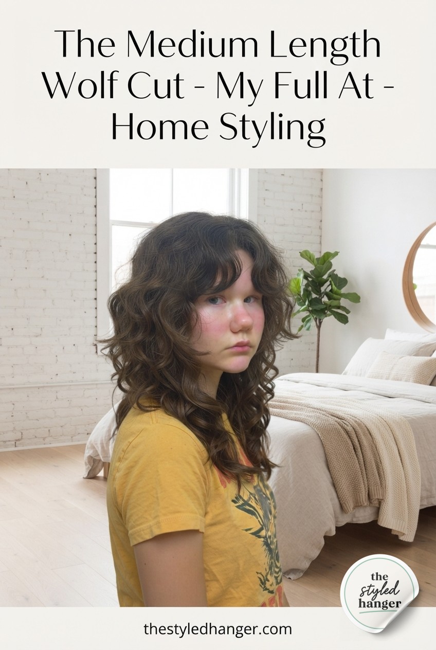 The Medium Length Wolf Cut - My Full At - Home Styling