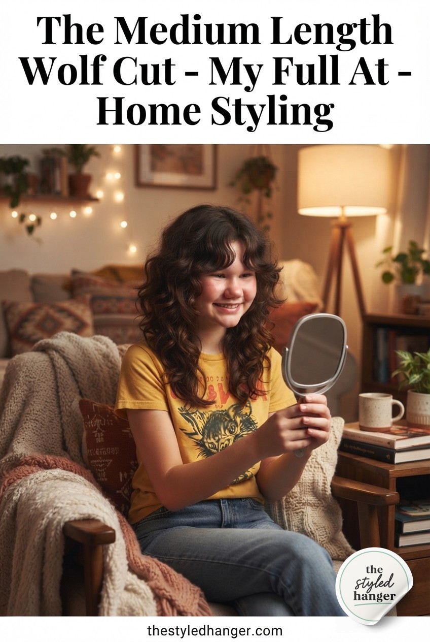 The Medium Length Wolf Cut - My Full At - Home Styling