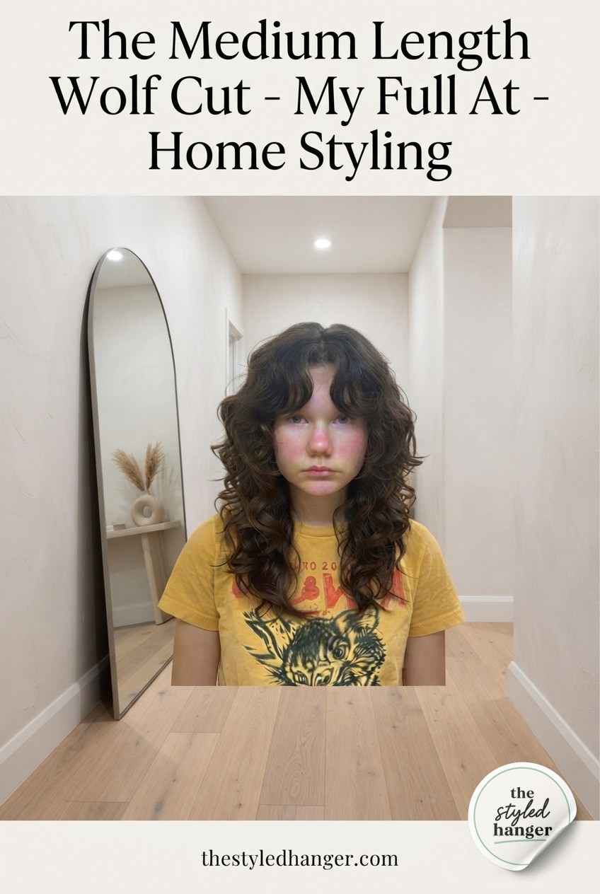 The Medium Length Wolf Cut - My Full At - Home Styling