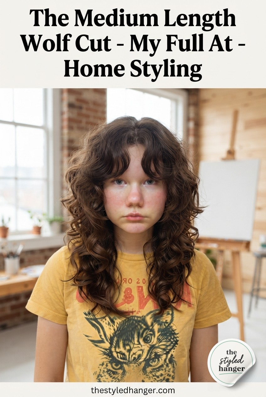 The Medium Length Wolf Cut - My Full At - Home Styling