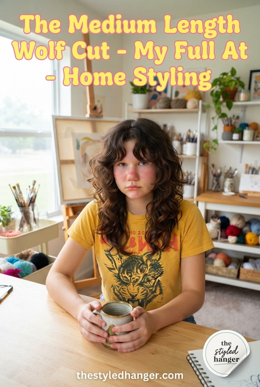 The Medium Length Wolf Cut - My Full At - Home Styling
