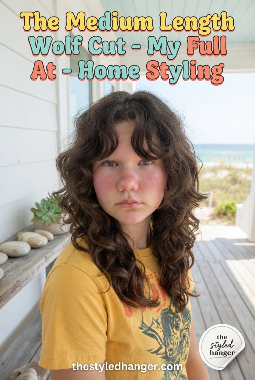 The Medium Length Wolf Cut - My Full At - Home Styling