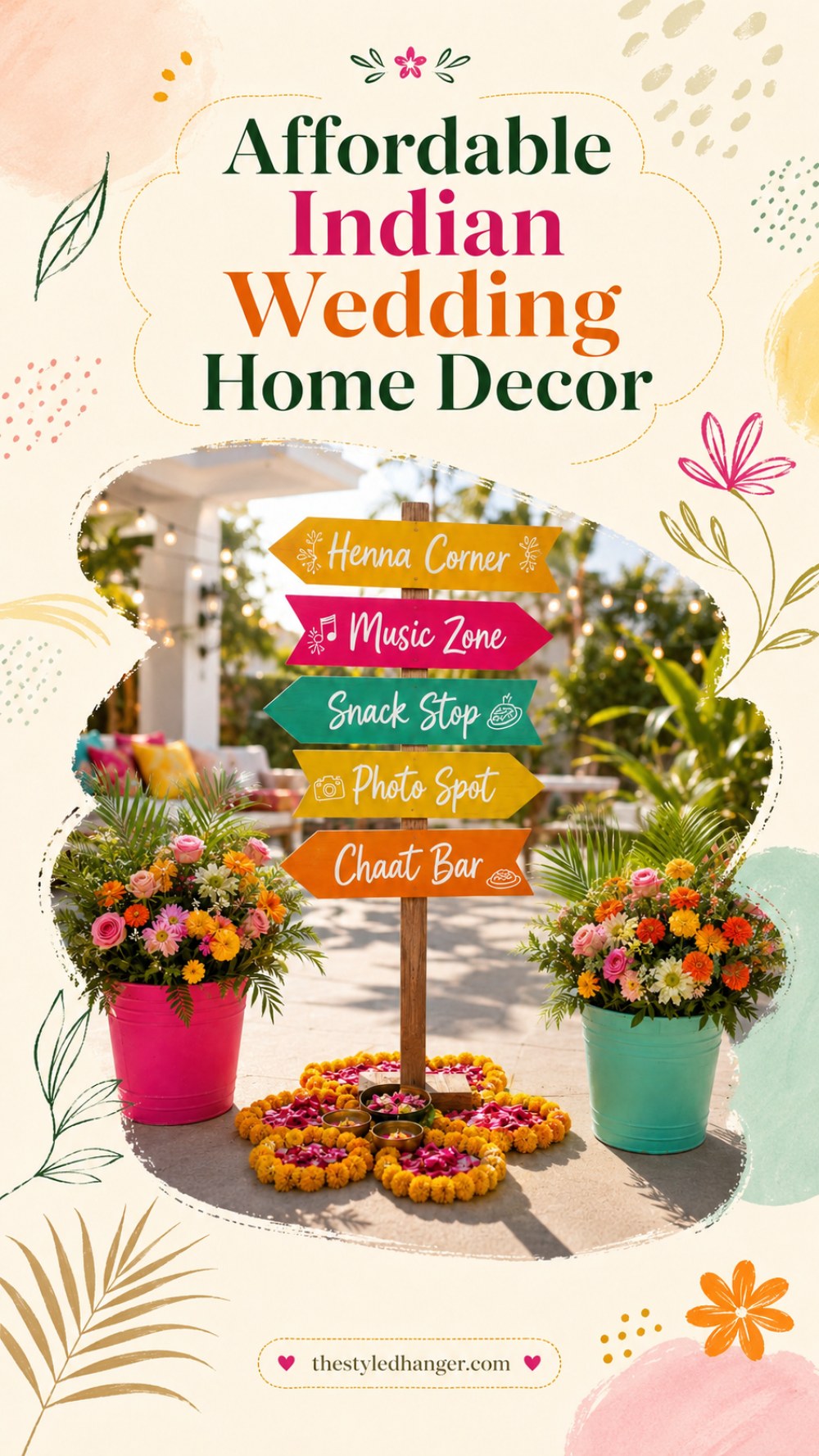 Affordable Indian Wedding Home Decor
