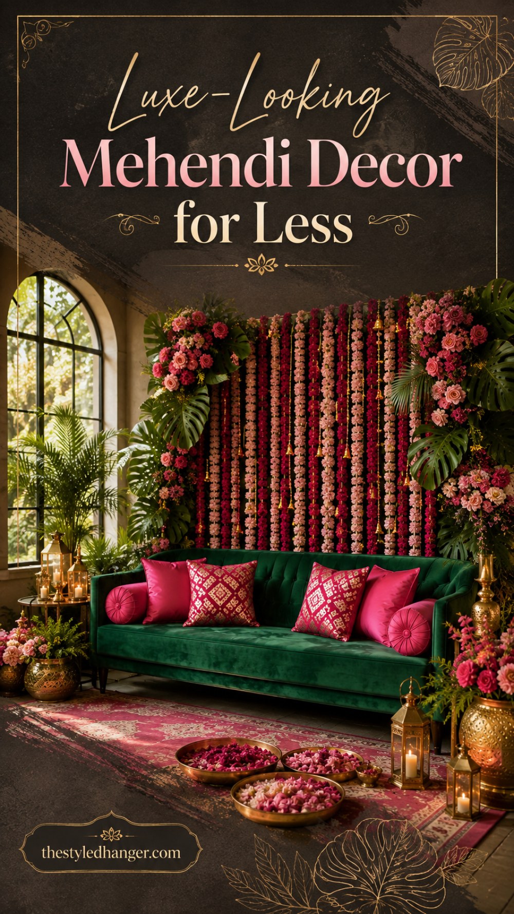 Luxe-Looking Mehendi Decor for Less