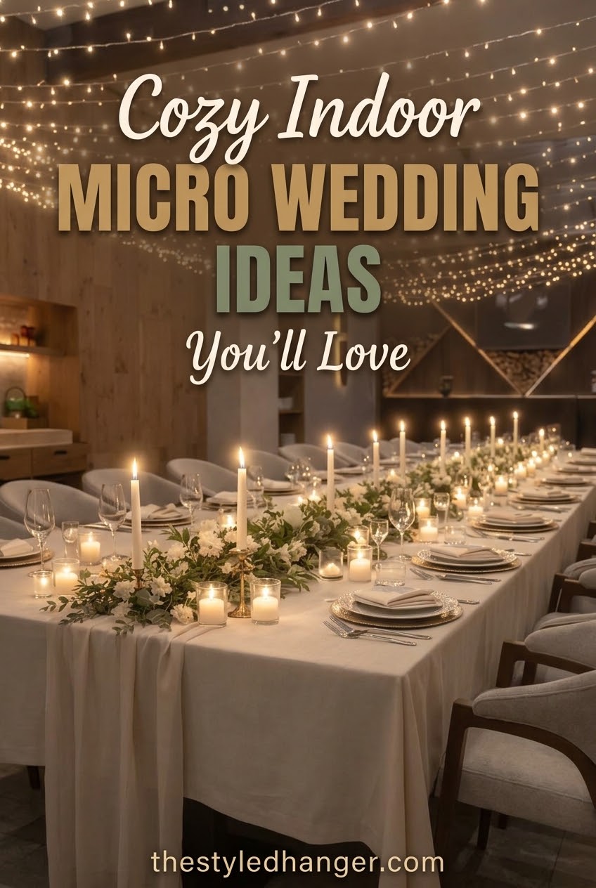 Cozy Indoor Micro Wedding Ideas You'll Love