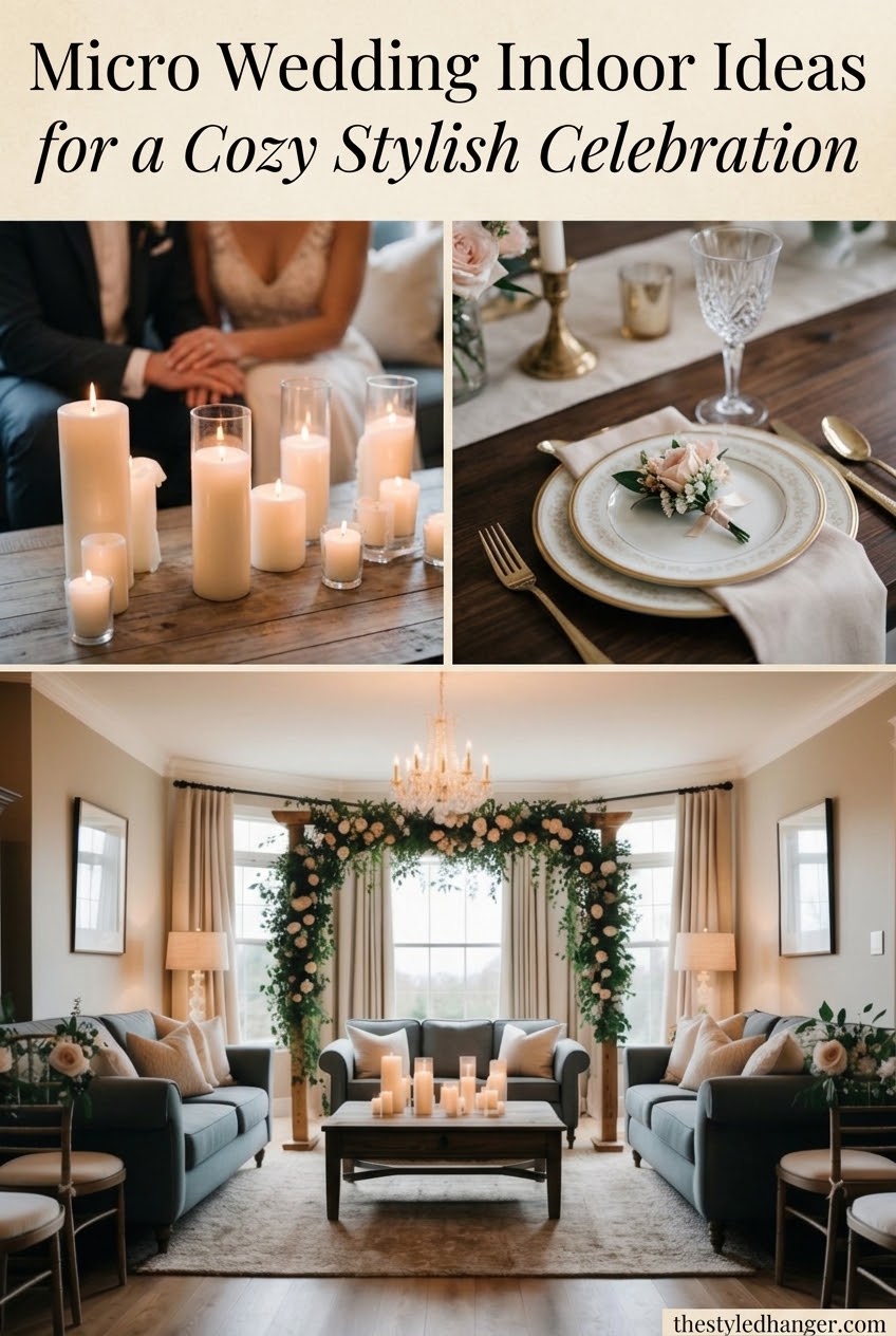 Micro Wedding Indoor Ideas for a Cozy Stylish Celebration