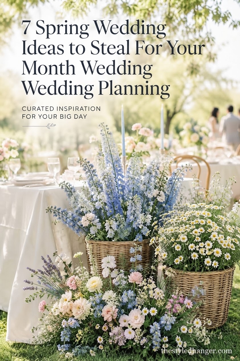 7 Spring Wedding Flower Ideas to Steal For Your Month Wedding Planning Checklist