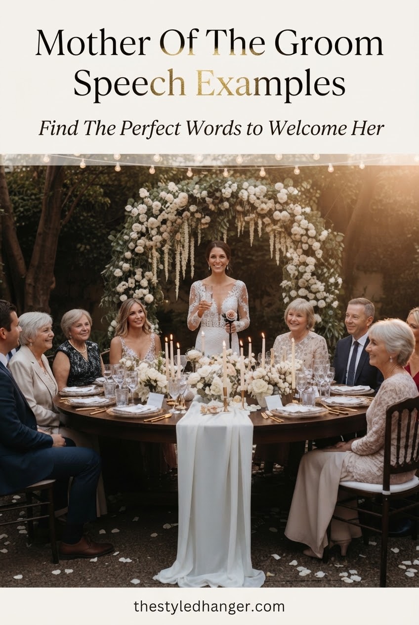 Mother Of The Groom Speech Examples