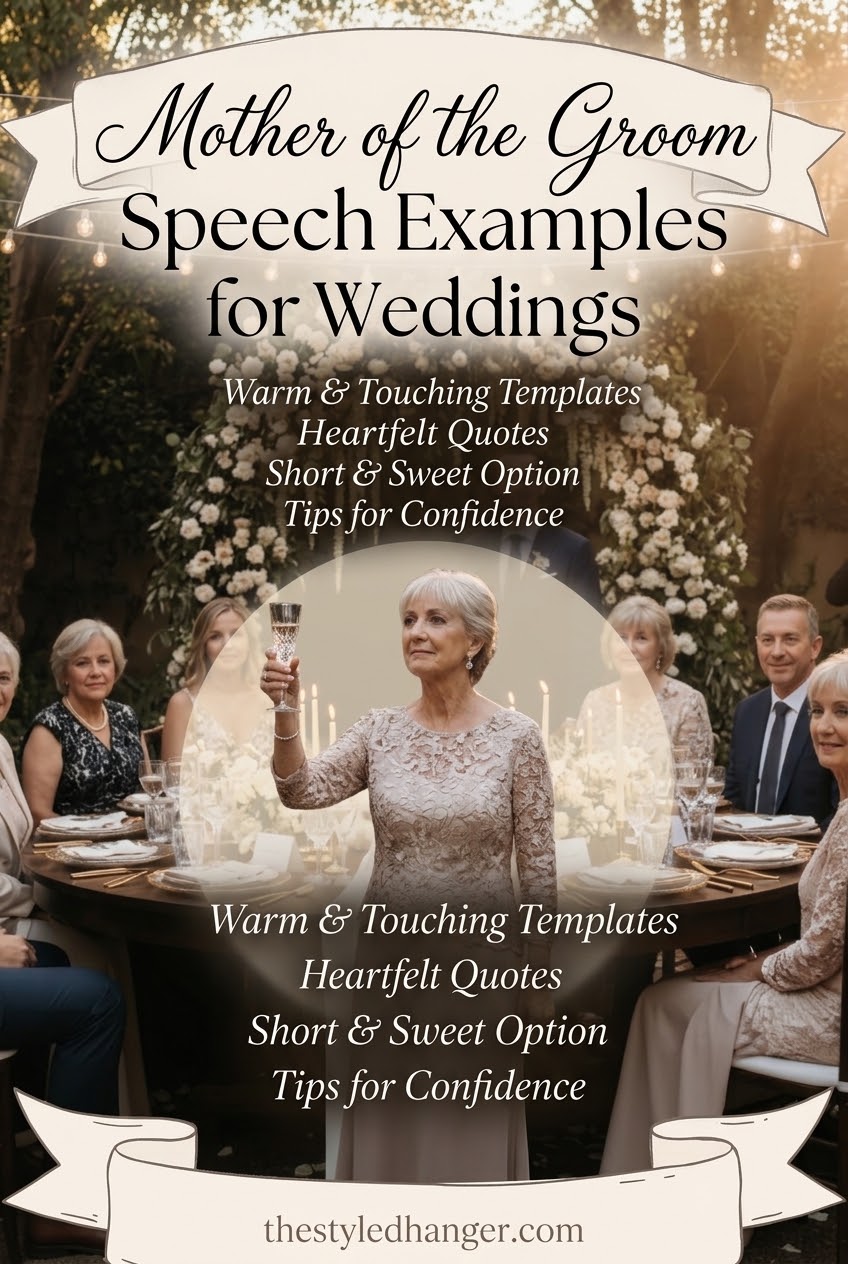 Mother of the Groom Speech Examples for Weddings