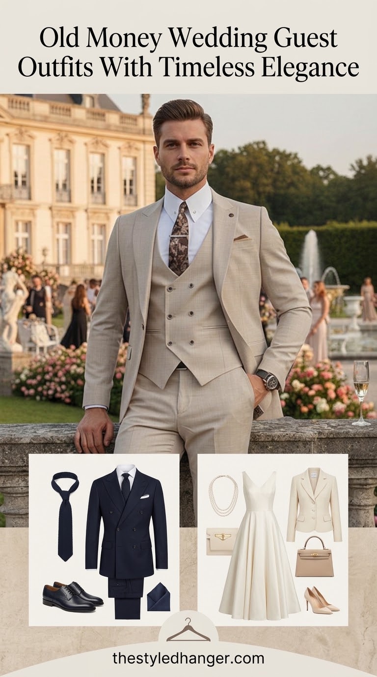 Old Money Wedding Guest Outfits With Timeless Elegance