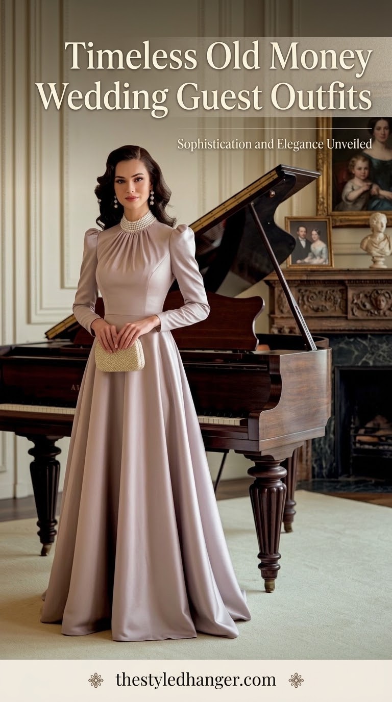 Timeless Old Money Wedding Guest Outfits