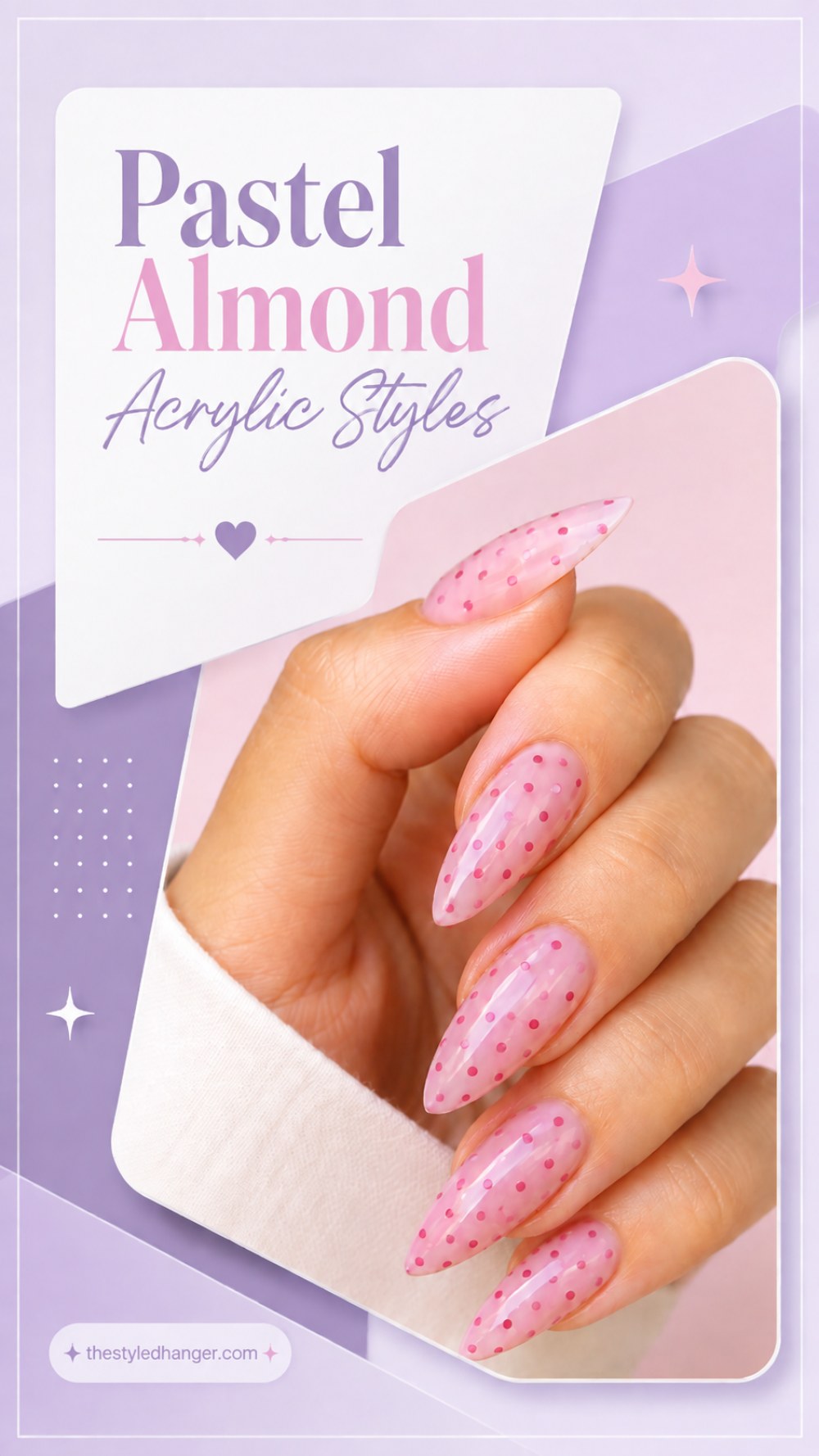 Pastel Almond Acrylic Styles