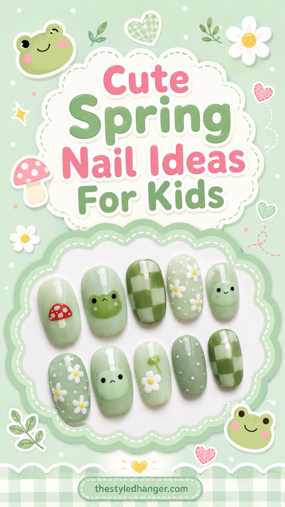 Cute Spring Nail Ideas For Kids