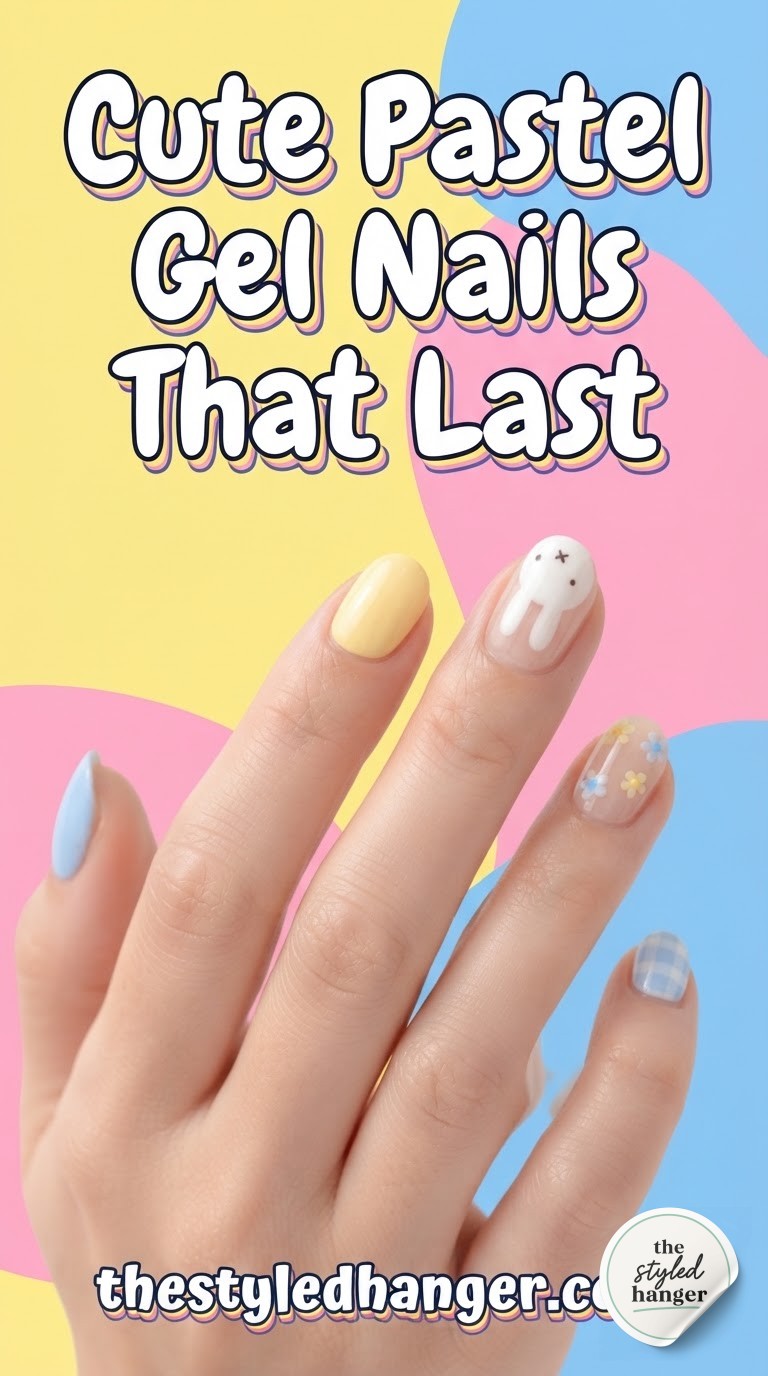 Cute Pastel Gel Nails That Last