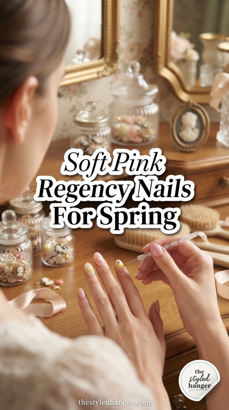Soft Pink Regency Nails For Spring