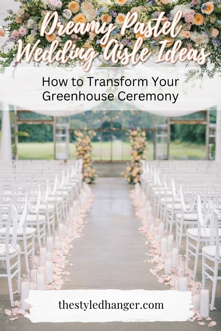 Dreamy Pastel Wedding Aisle Ideas