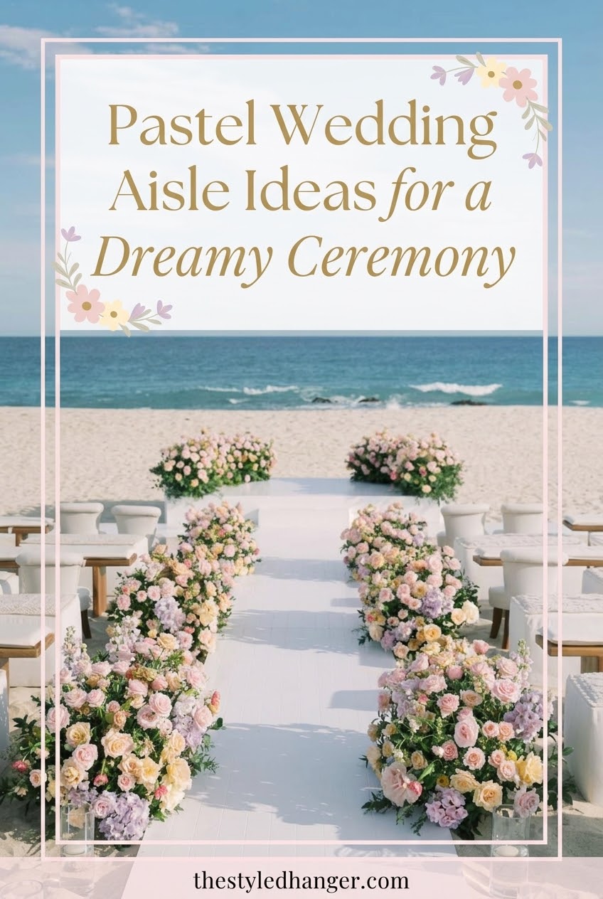 Pastel Wedding Aisle Ideas for a Dreamy Ceremony