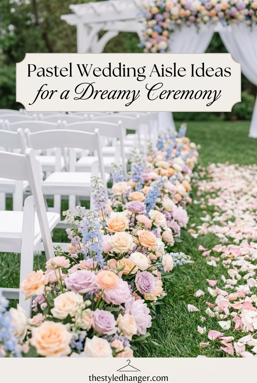 Pastel Wedding Aisle Ideas for a Dreamy Ceremony
