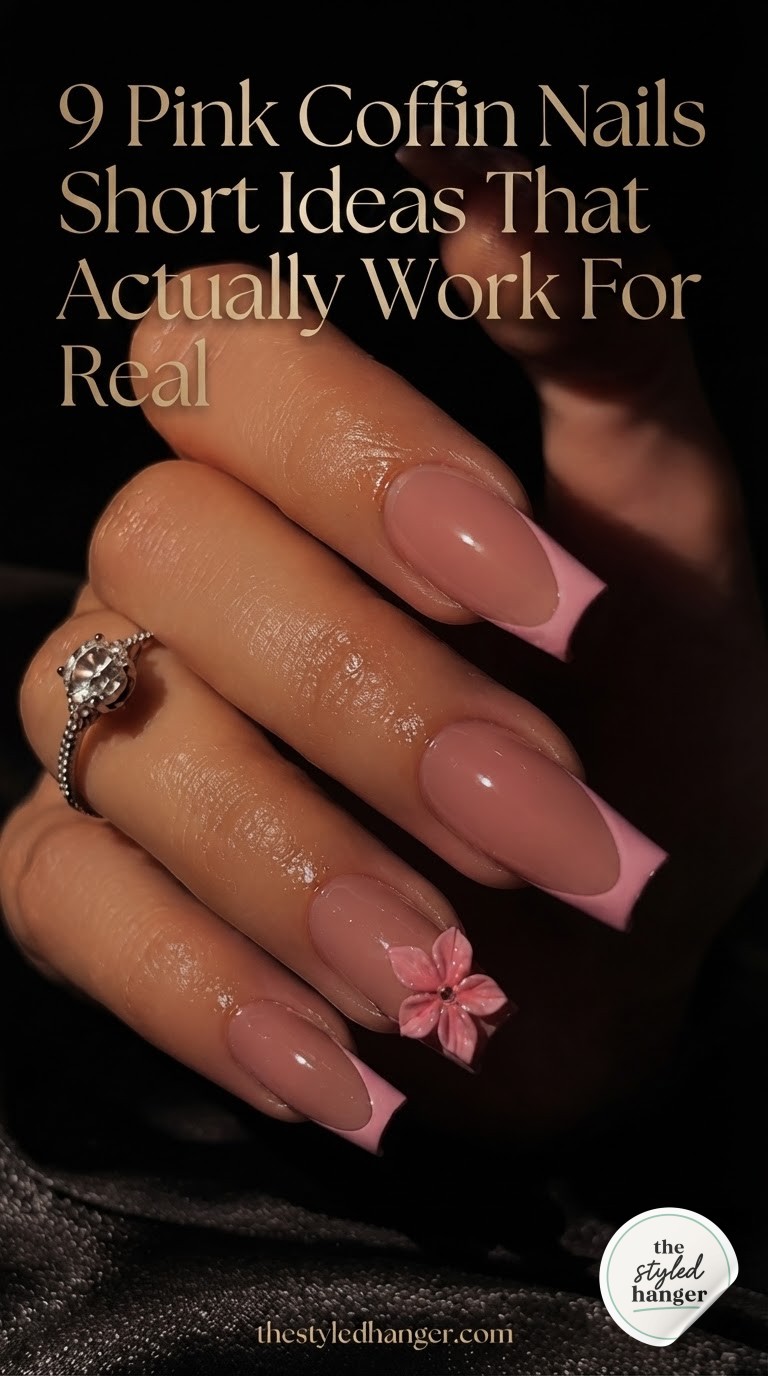 9 Pink Coffin Nails Short Ideas That Actually Work For Real
