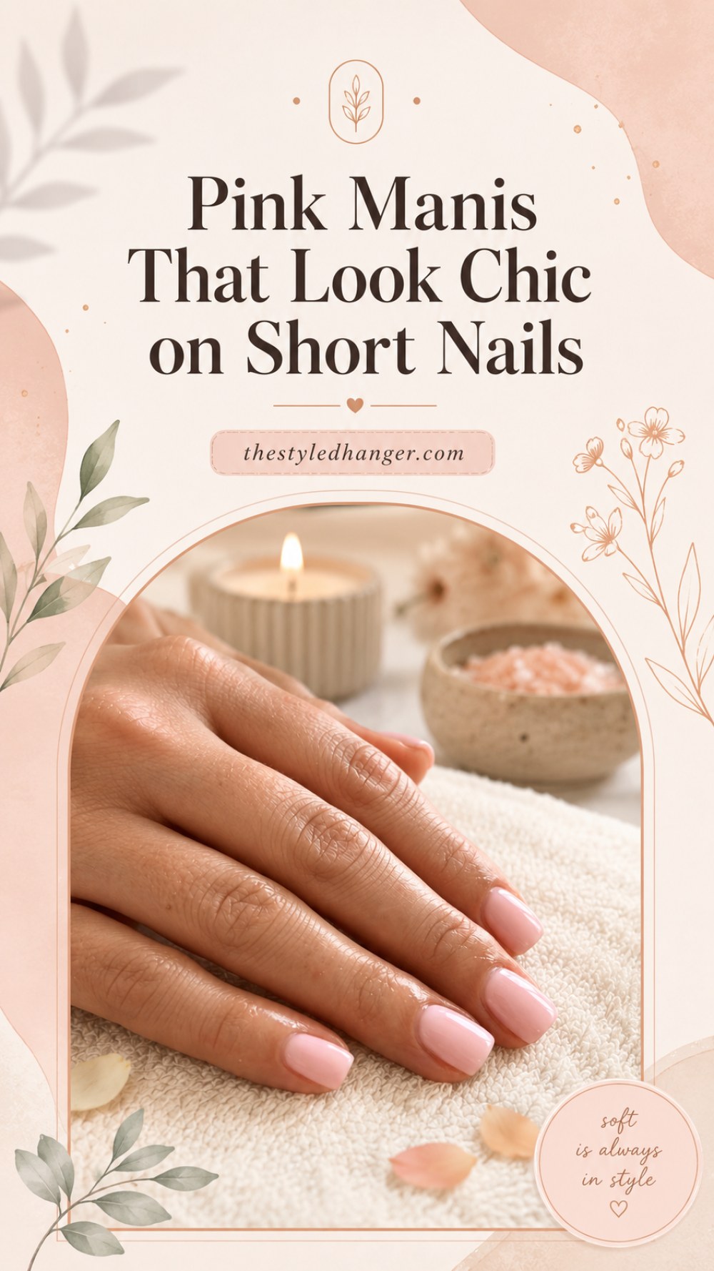 Pink Manis That Look Chic on Short Nails