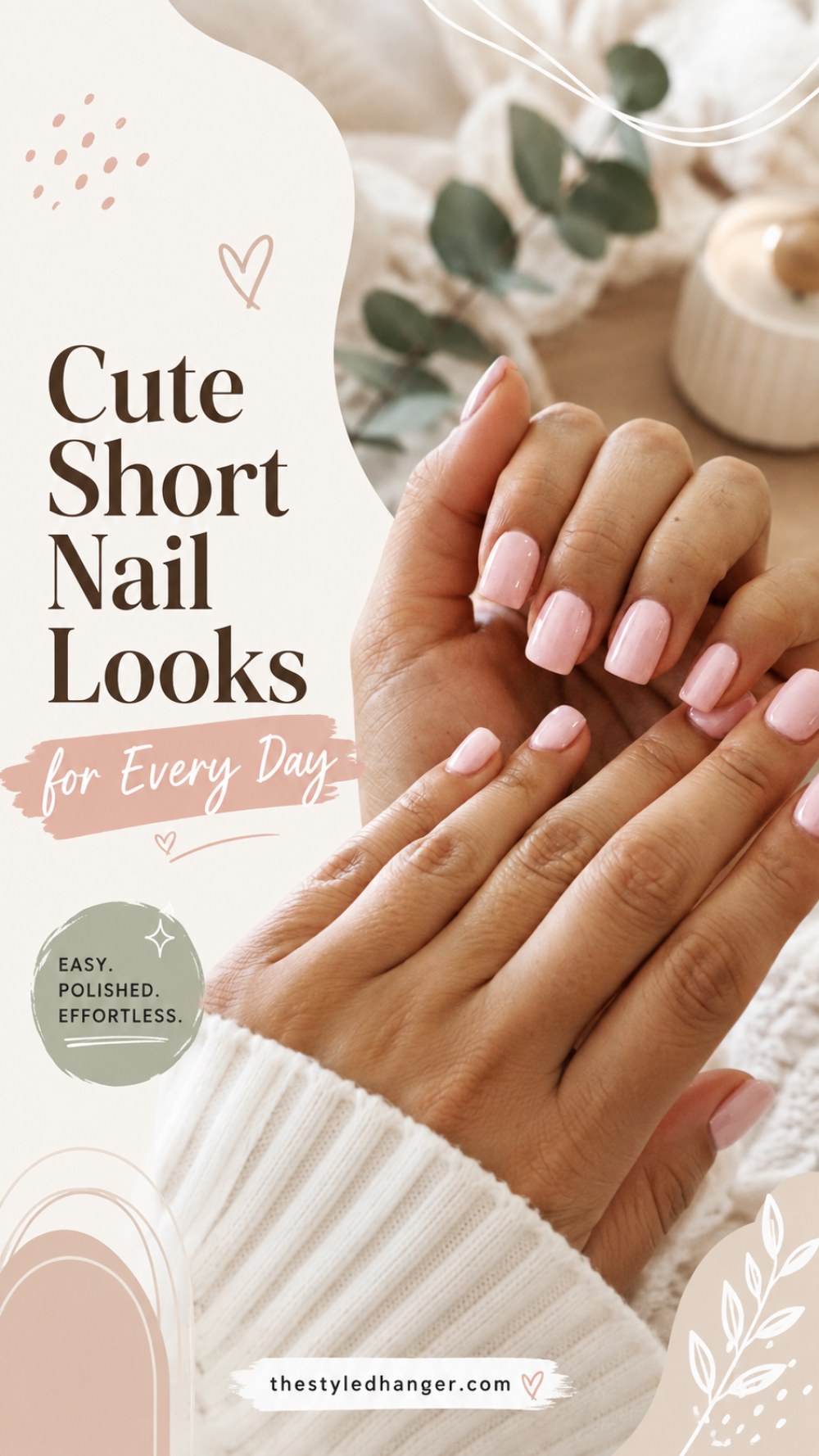 Cute Short Nail Looks for Every Day
