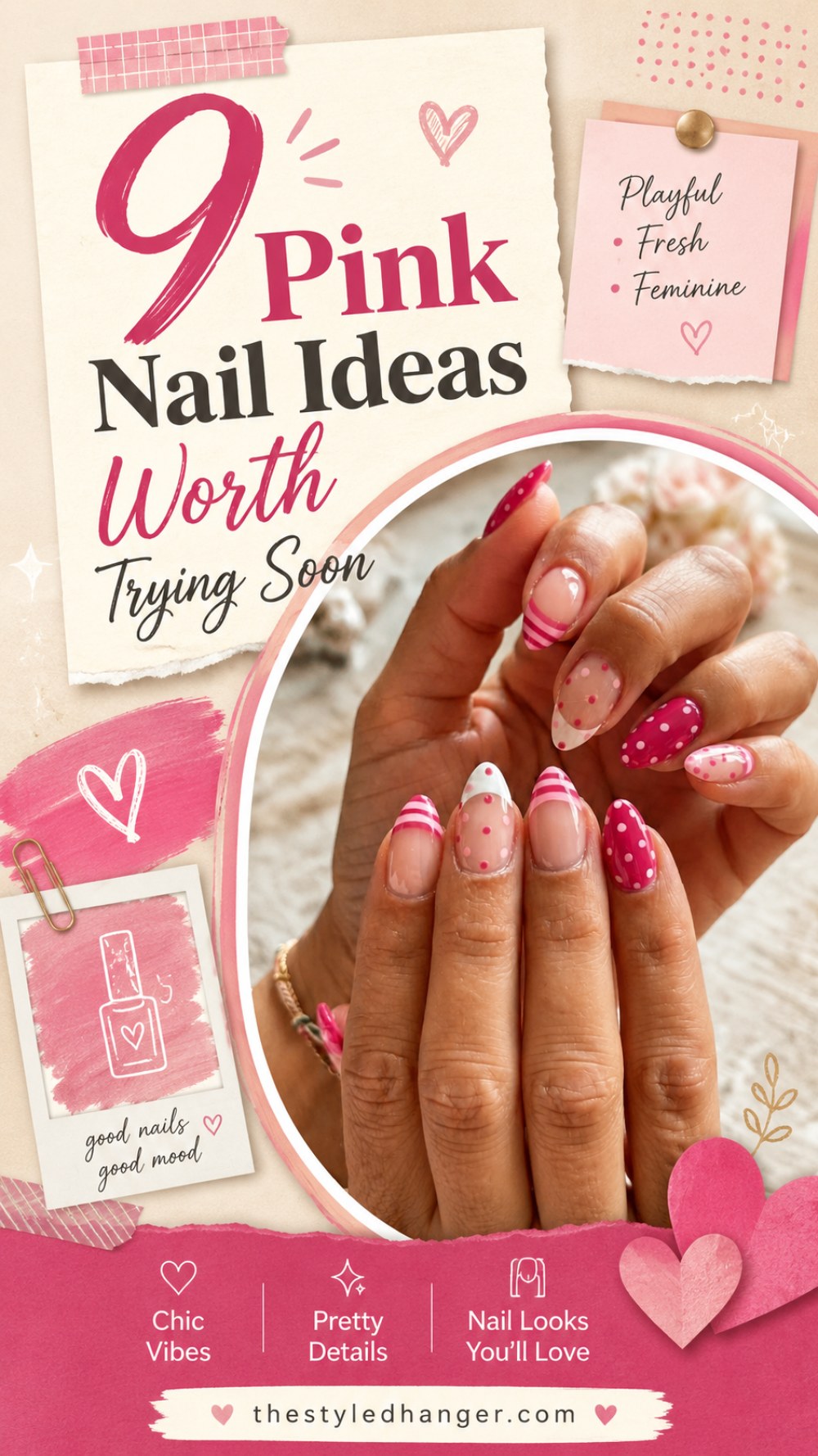 9 Pink Nail Ideas Worth Trying Soon