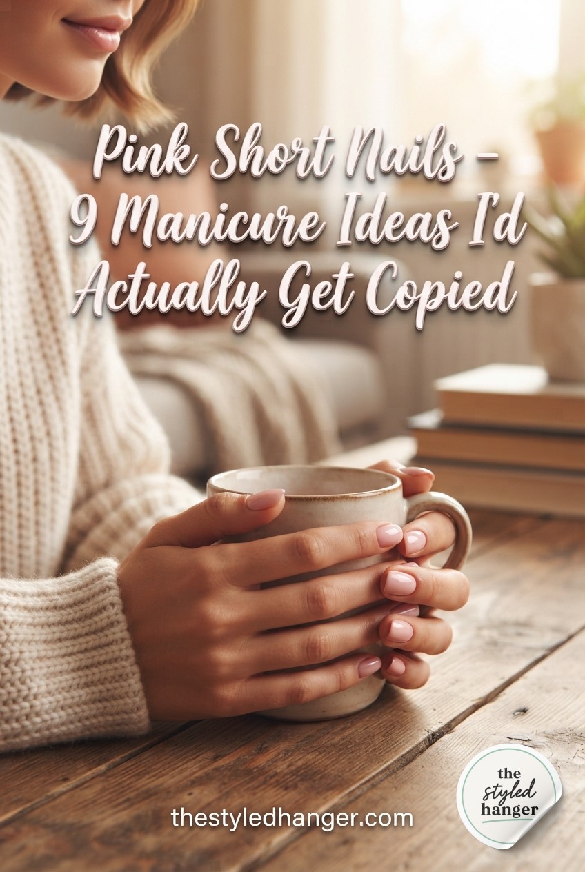 Pink Short Nails - 9 Manicure Ideas I'd Actually Get Copied
