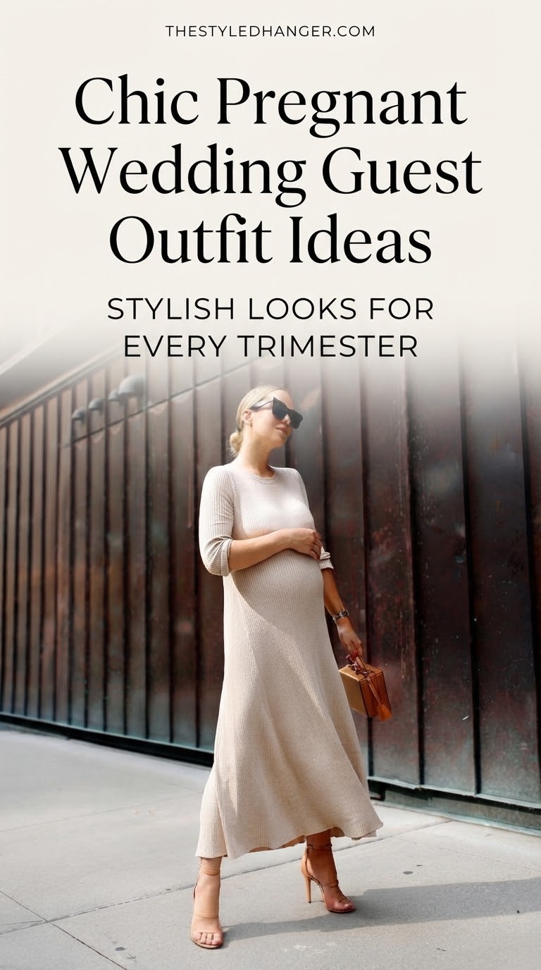 Chic Pregnant Wedding Guest Outfit Ideas