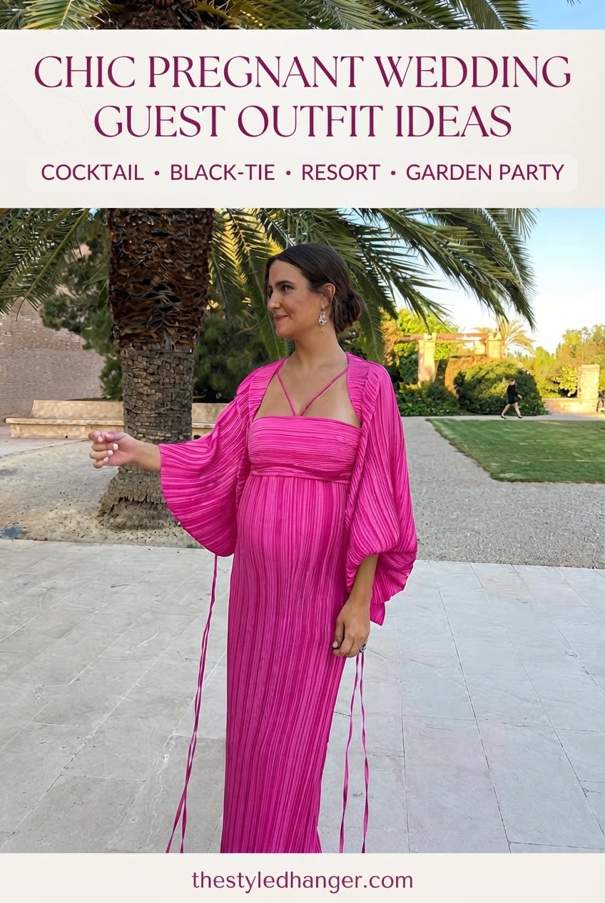 Chic Pregnant Wedding Guest Outfit Ideas