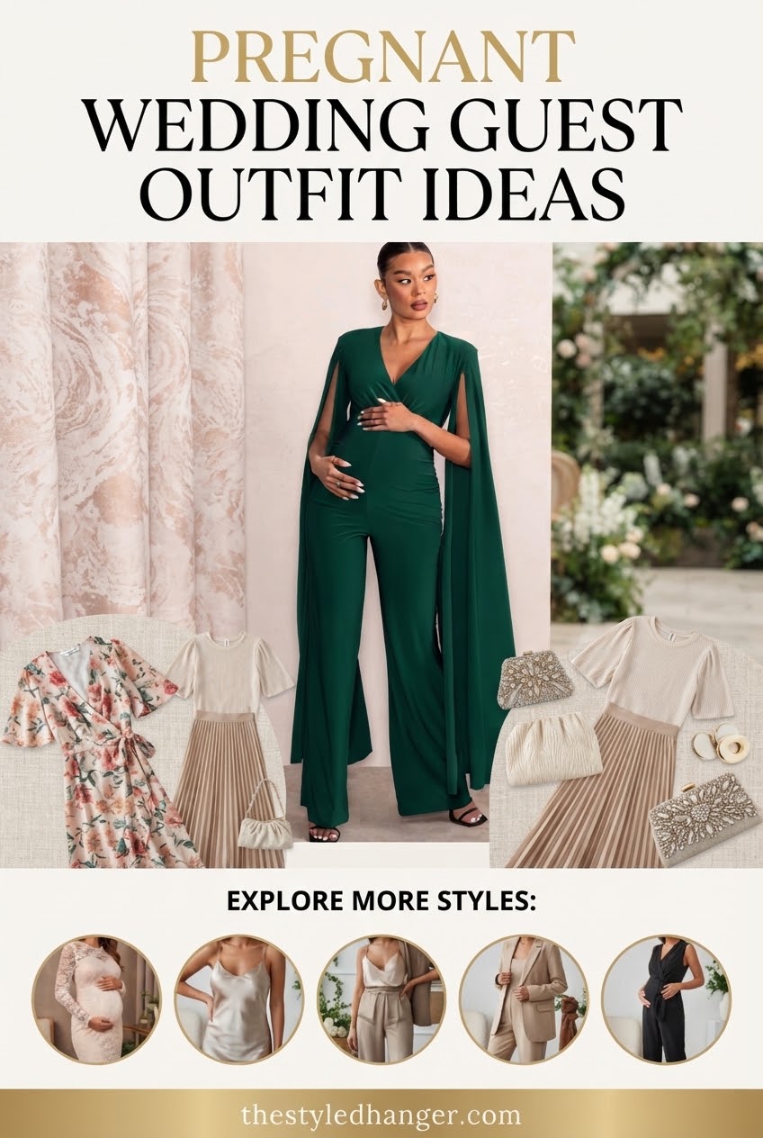 Pregnant Wedding Guest Outfit Ideas