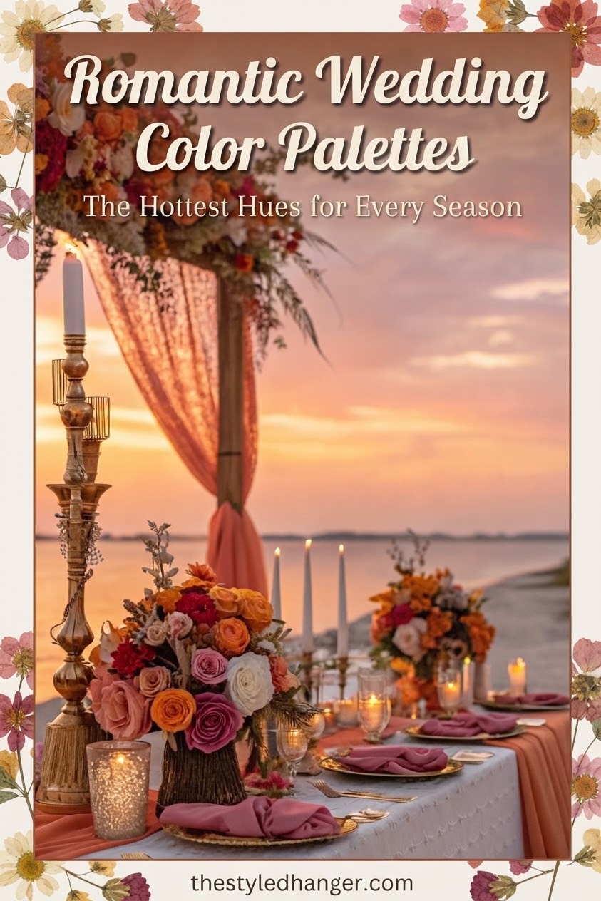 Romantic Wedding Color Palettes