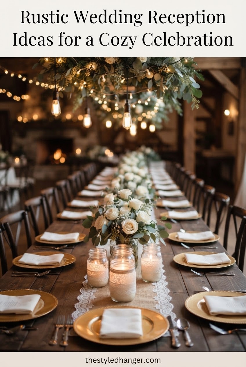 Rustic Wedding Reception Ideas for a Cozy Celebration