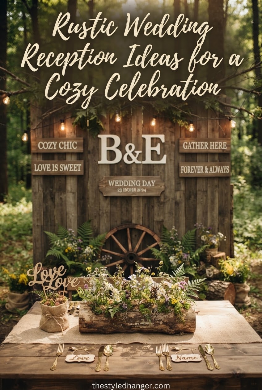 Rustic Wedding Reception Ideas for a Cozy Celebration
