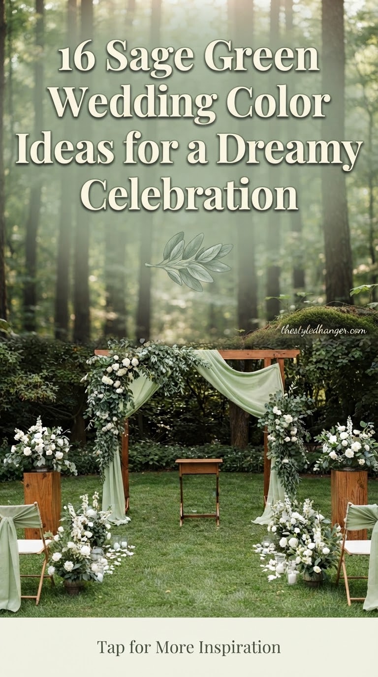 16 Sage Green Wedding Color Ideas for a Dreamy Celebration