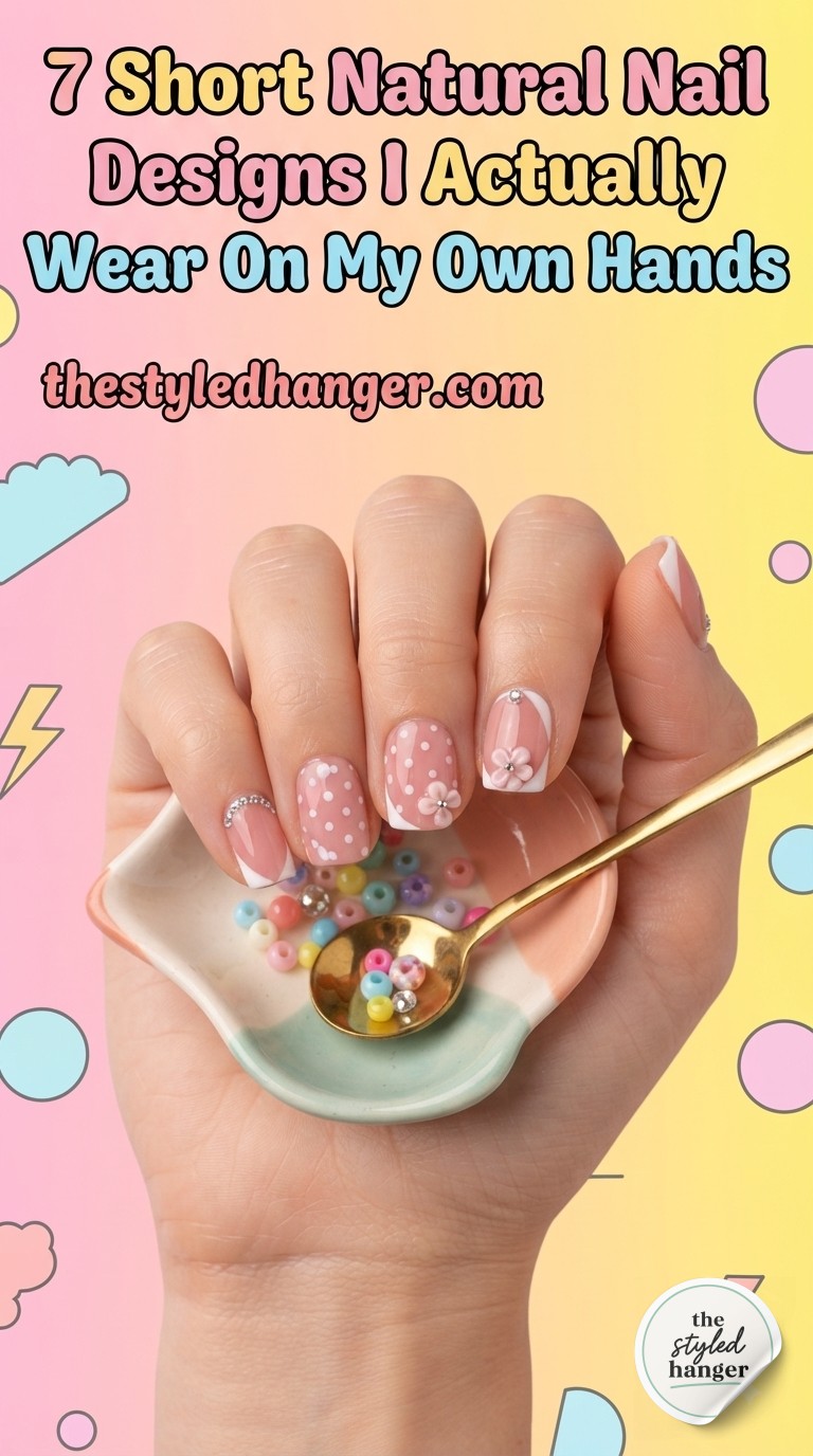 7 Short Natural Nail Designs I Actually Wear On My Own Hands