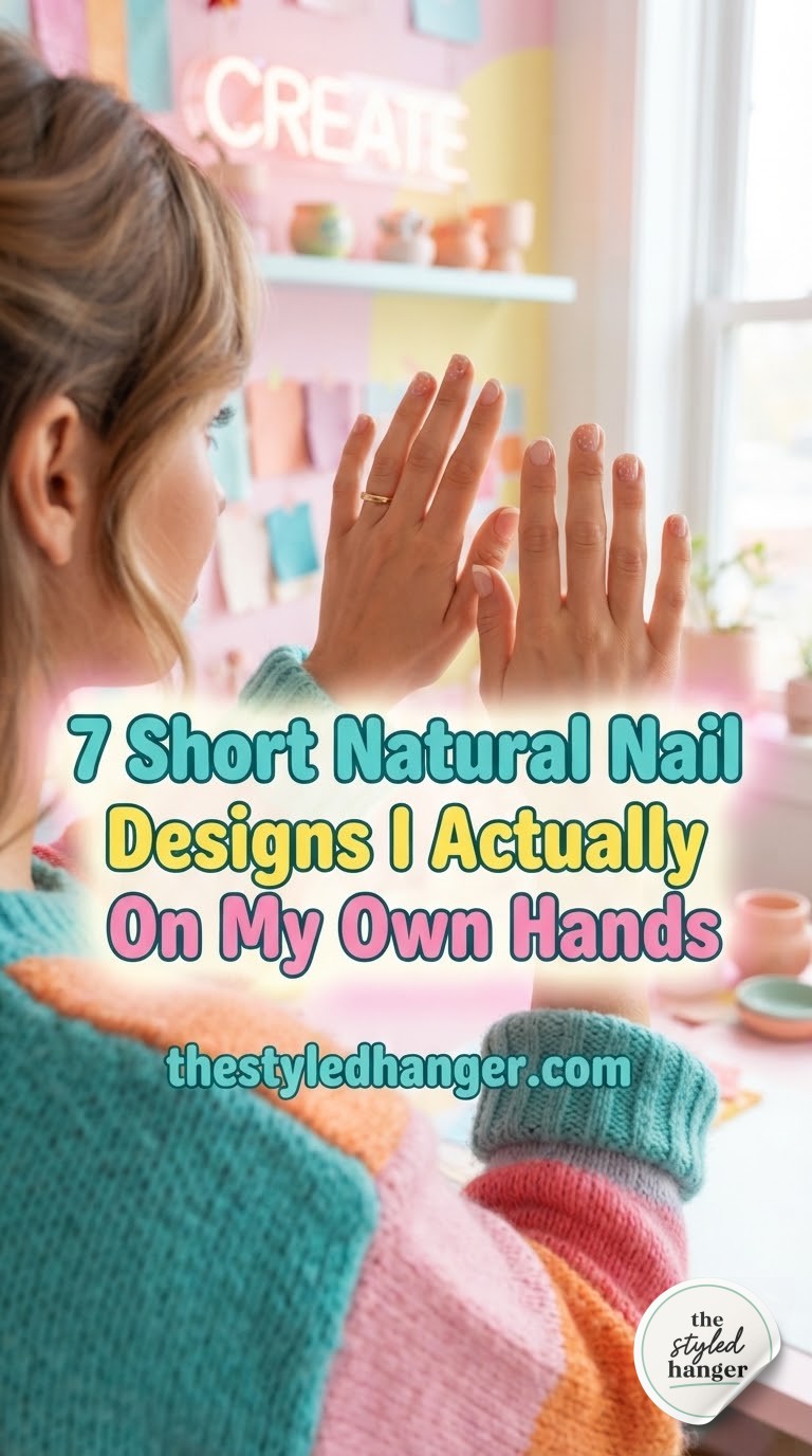 7 Short Natural Nail Designs I Actually Wear On My Own Hands