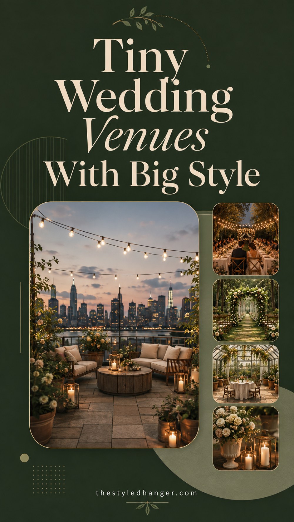 Tiny Wedding Venues With Big Style