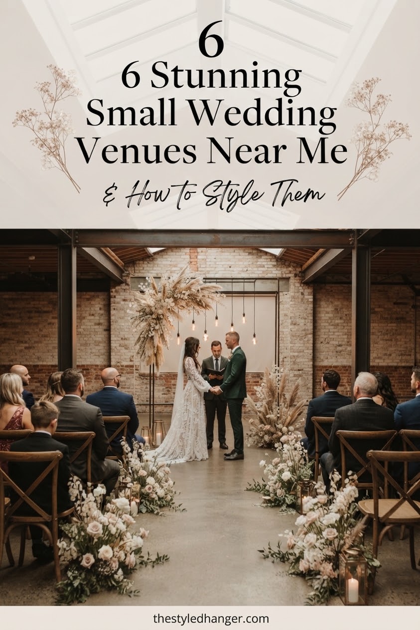 6 Stunning Small Wedding Venues Near Me & How to Style Them