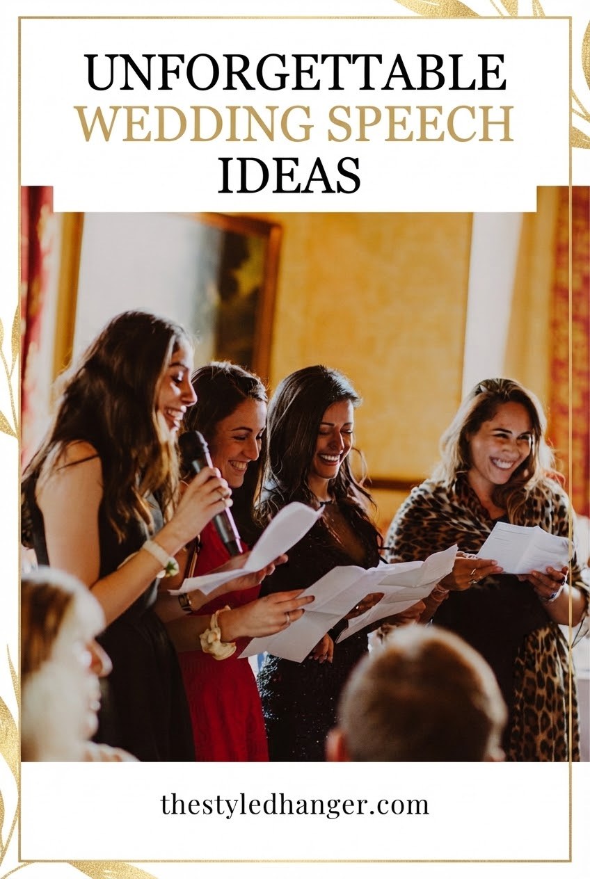 Unforgettable Wedding Speech Ideas