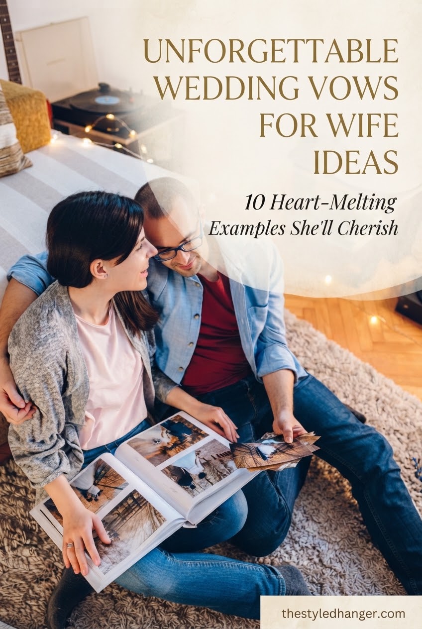 Unforgettable Wedding Vows For Wife Ideas