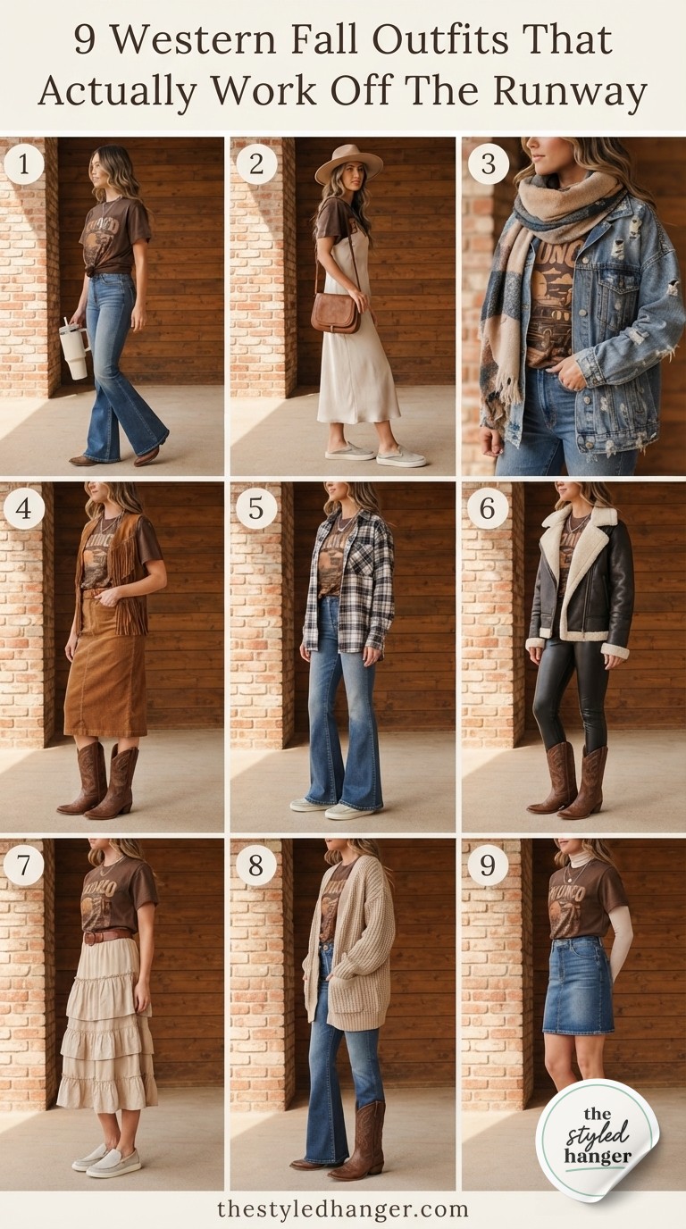 9 Western Fall Outfits That Actually Work Off The Runway