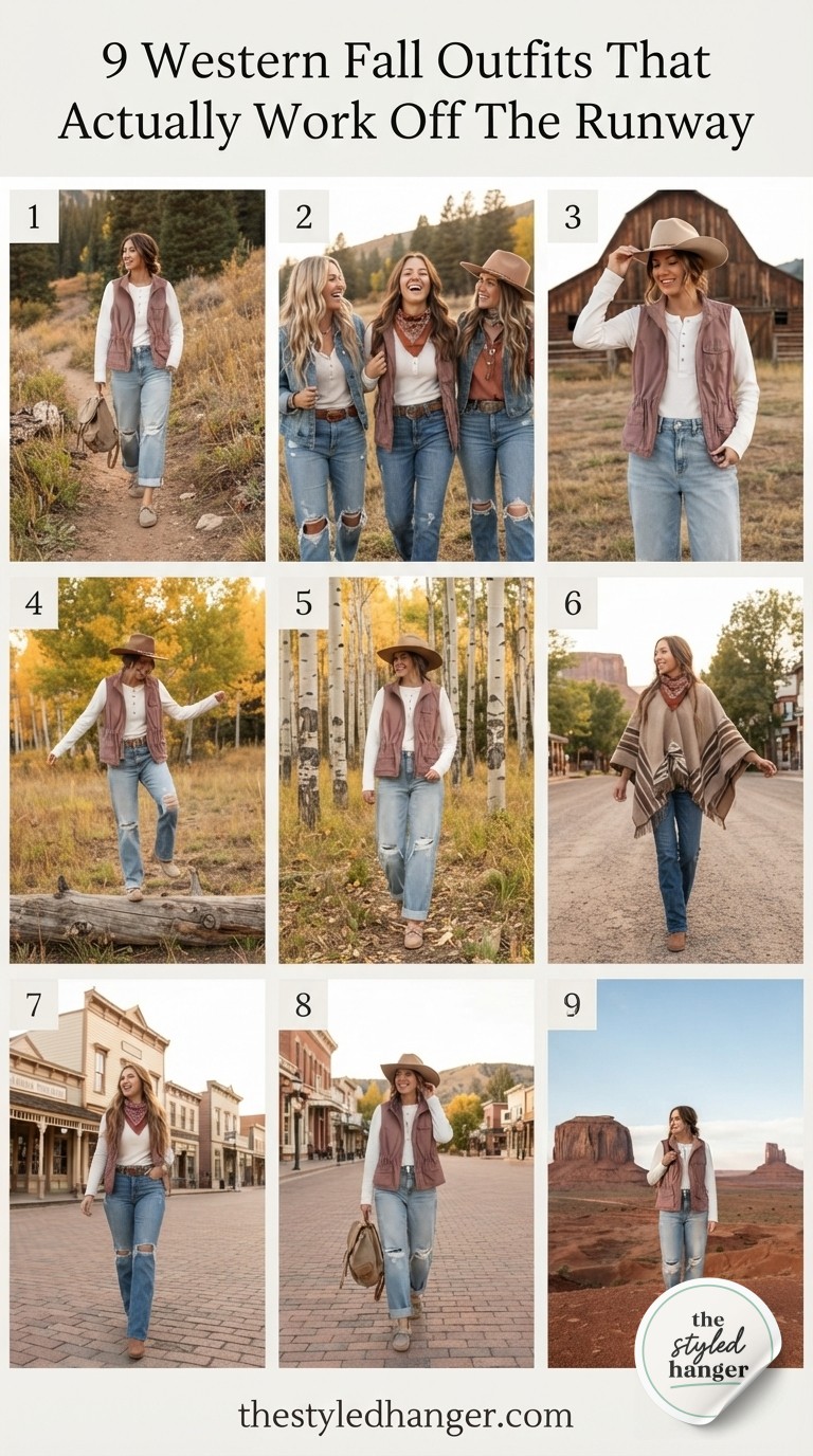 9 Western Fall Outfits That Actually Work Off The Runway