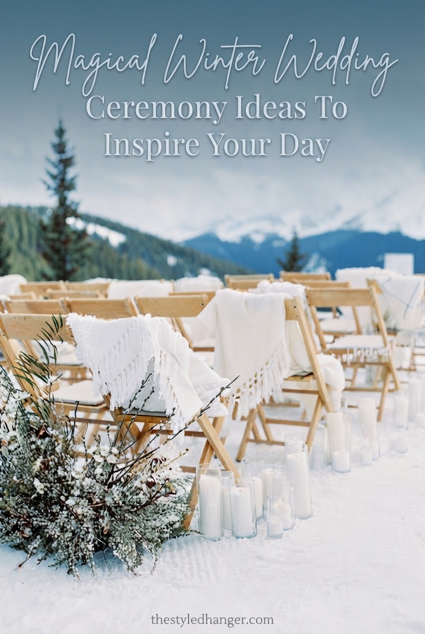 Magical Winter Wedding Ceremony Ideas To Inspire Your Day