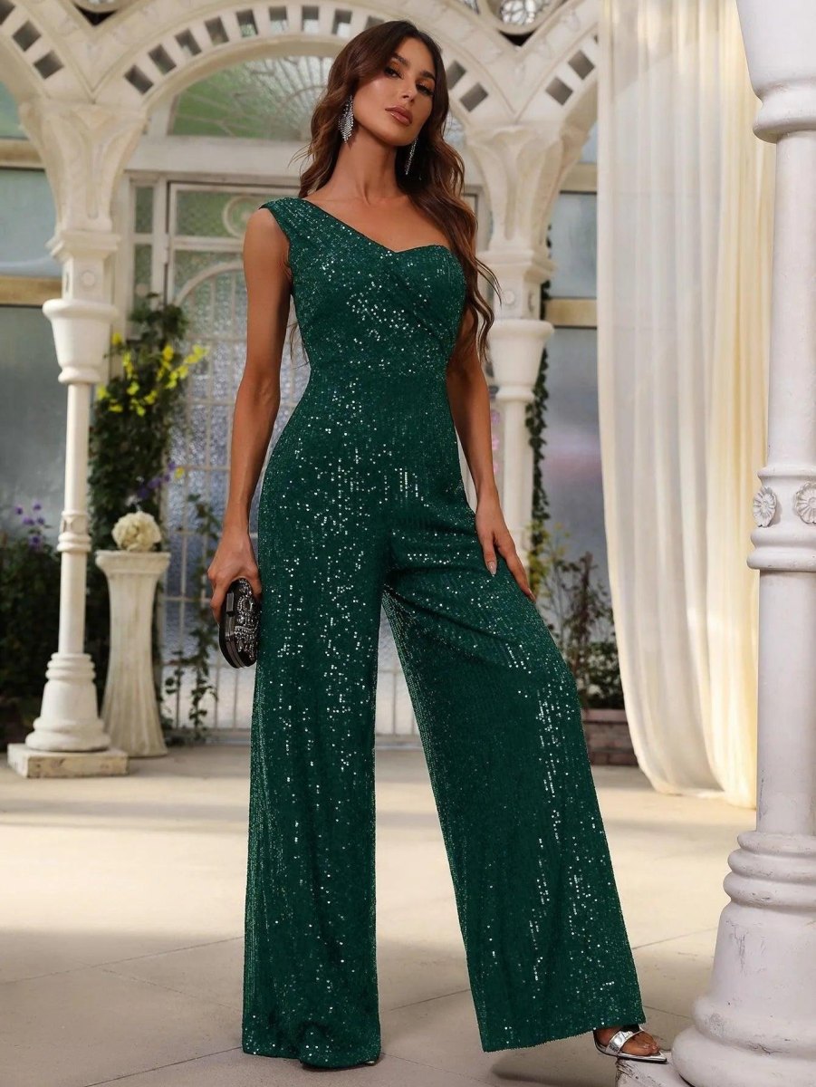 Sequin glamorous wedding jumpsuit