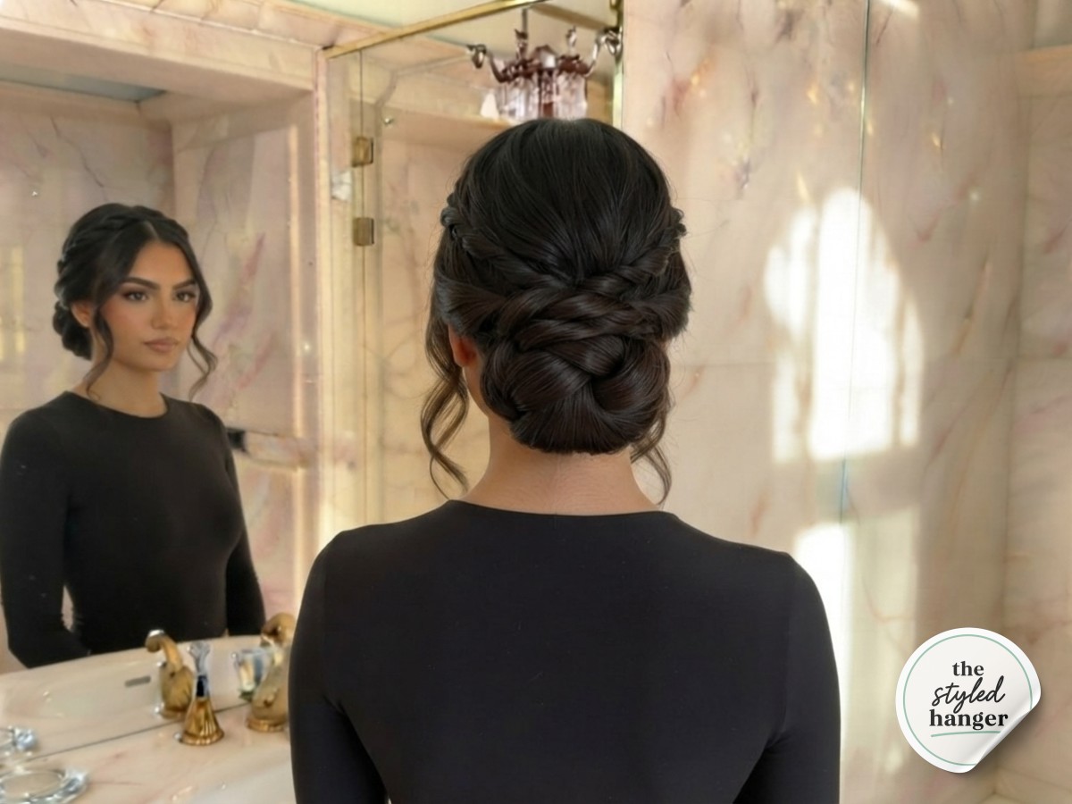 The Short Hair Twisted Updo I Timed At Under 10 Minutes