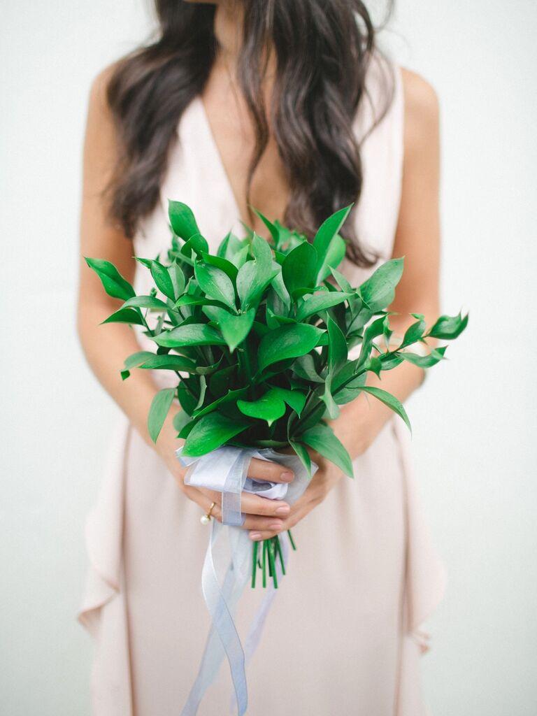 Small greenery bridesmaid bouquet