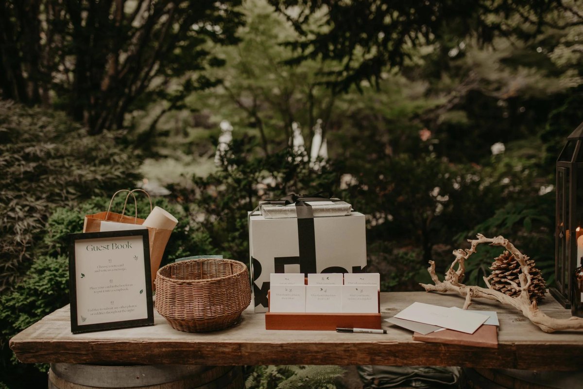 Wedding advice cards guest activity